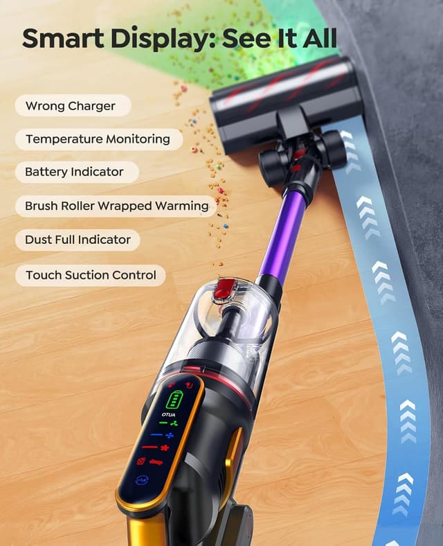 Thumbnail 6 de Cordless Vacuum Cleaner 50KPA 65 mins battery 🧹