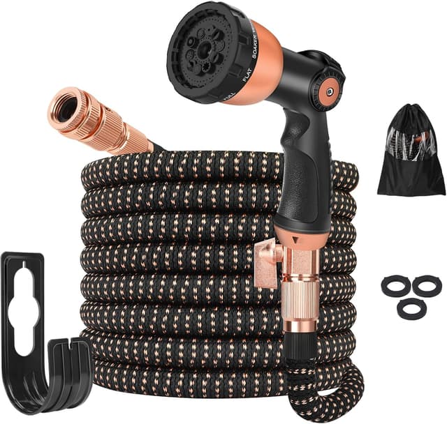 Imagen de 25ft Expandable Garden Hose with 10‑Function Spray en OfertitasTOP