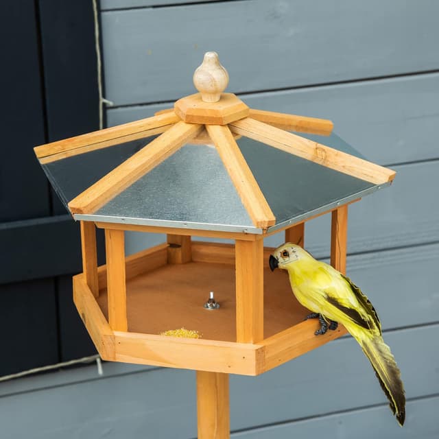 Thumbnail 6 de HOMCOM Mangeoire pour oiseaux 113 cm