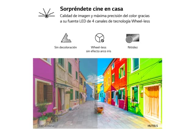 Thumbnail 4 de LG HU70LS Proyector 4K 1.500 lúmenes, 140"