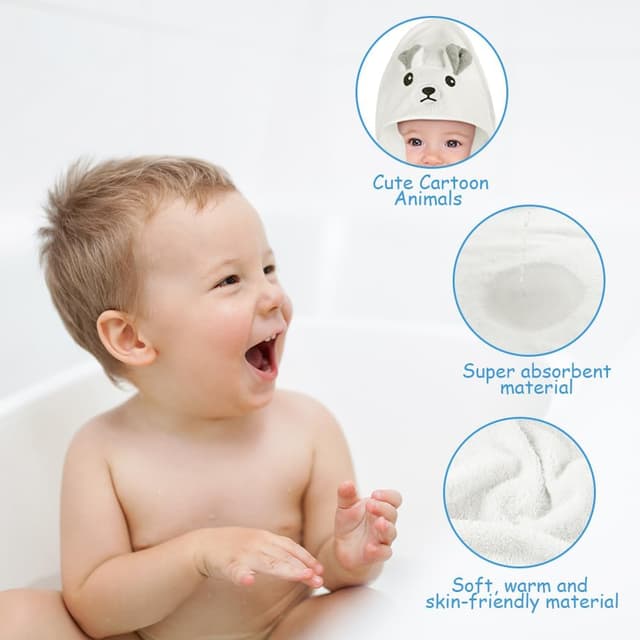 Thumbnail 4 de Aolso Cape de Bain Bébé 80 x 80 cm