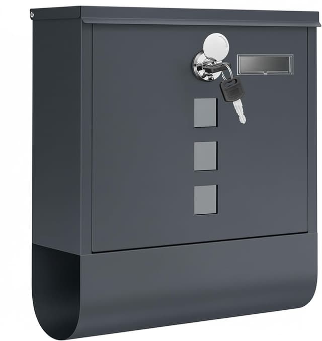 Detalle de SONGMICS Wandbriefkasten GMB20AG für A4