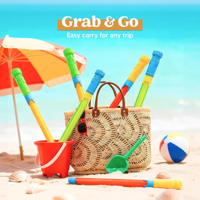 Detalle 2 de JOYIN 18 Pack 16.5\" Water Gun Squirt Blasters (18-Piece Outdoor Water Toy Set)