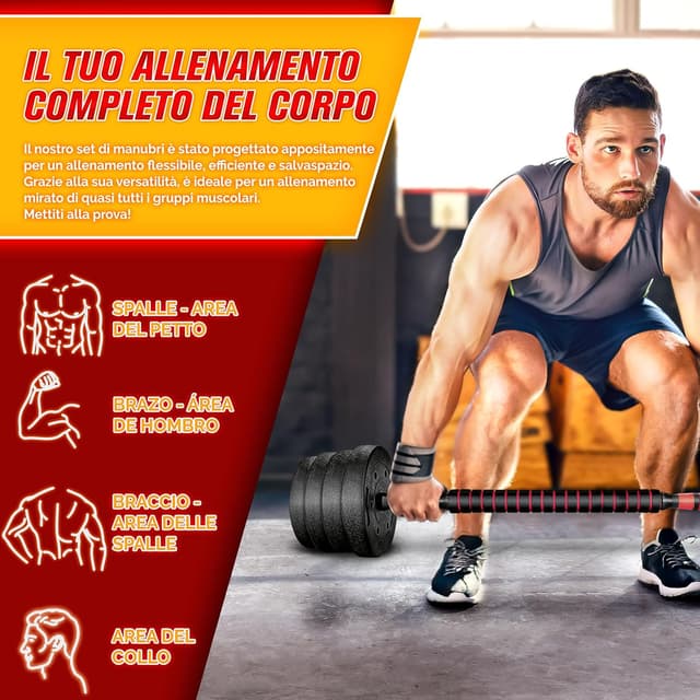 Thumbnail 5 de RE:SPORT Set manubri 15-40kg 2 in 1 🏋