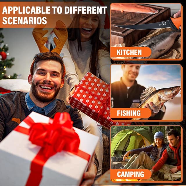 Thumbnail 5 de Golden Bird Filetiermesser Fischset 5Cr15Mov