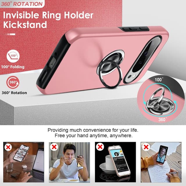 Detalle de LeYi Pixel 9 Pro XL case bundle