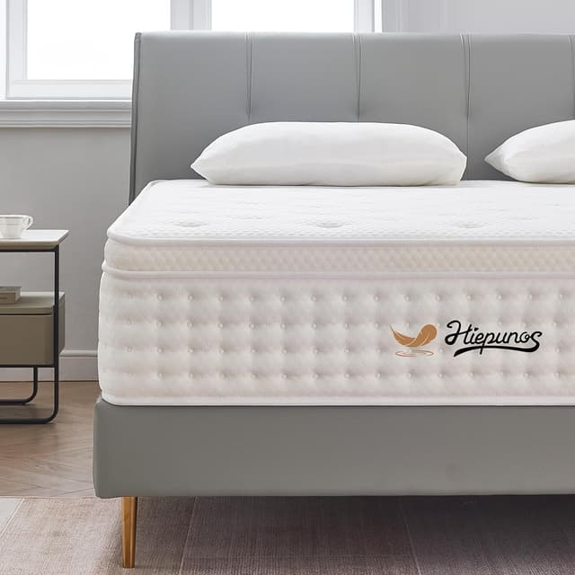 Detalle de King Size hybrid memory foam mattress 10.2in