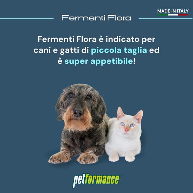 Detalle 2 de PETFORMANCE Fermentiflora in Pasta da 50g: prebiotico e postbiotico per cani e gatti