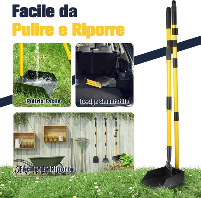 Thumbnail 4 de CJYMMFAN Paletta per escrementi con manico lungo 🐾