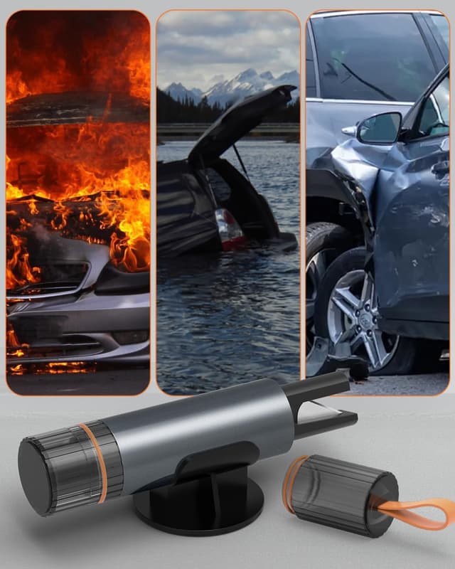 Thumbnail 6 de Gurtschneider Notfallhammer Auto 4er Pack ⛑