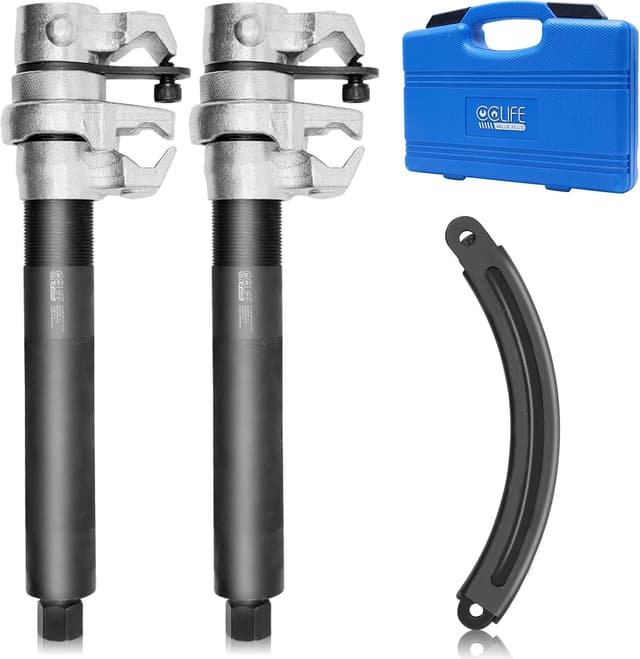 Detalle de CCLIFE 2 pezzi compressore per molle ammortizzatore auto, capacità fino a 1,2T