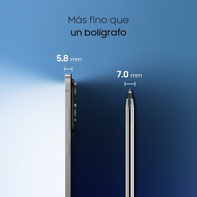 Thumbnail 1 de Samsung Galaxy S25 Edge 5G - Móvil Ultra Fino 6.7" Titanio Azul