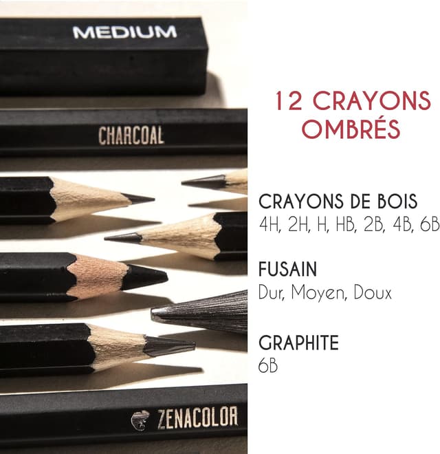 Thumbnail 3 de Kit de dessin complet 19 accessoires 🎨