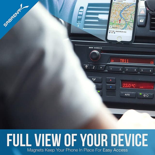 Thumbnail 6 de Magnetische Handyhalterung fürs Auto (KFZ) mit 360°-Kugelkopf – ultrakompakter Lüftungshalter, universal für Smartphone