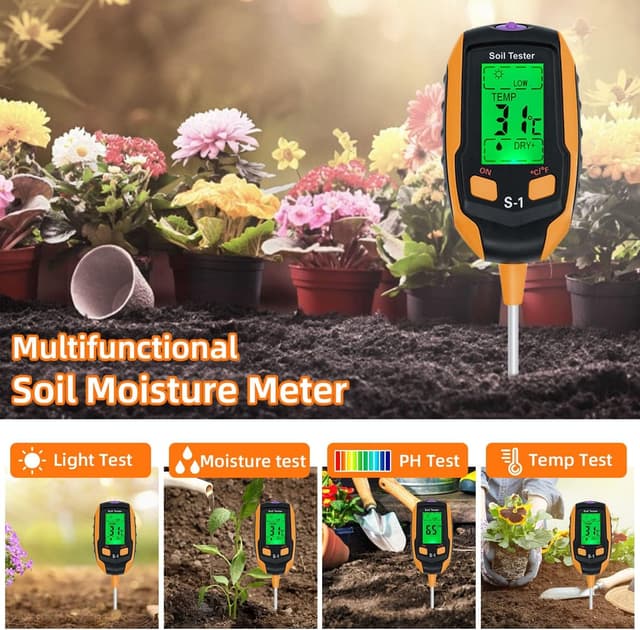 Thumbnail 6 de McBazel Soil Meter 4-in-1 moisture PH