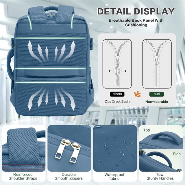 Detalle 2 de WOUIYO Cabin Bag 30L 40x30x20