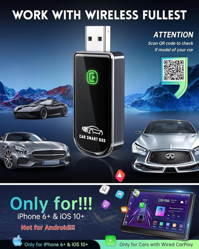 Thumbnail 6 de Amzfeel Wireless CarPlay Adapter 2015+