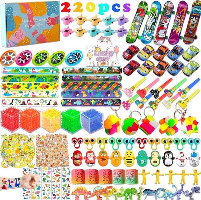 Detalle de Party Bag Fillers 220Pcs Prize Box