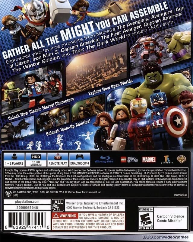 Detalle 2 de LEGO Marvel Avengers for PS4 (LEGO Marvel’s Avengers)