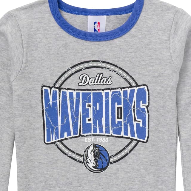 Detalle de Gerber Baby NBA Team Snug Fit Cotton Pajamas (Dallas Mavericks)