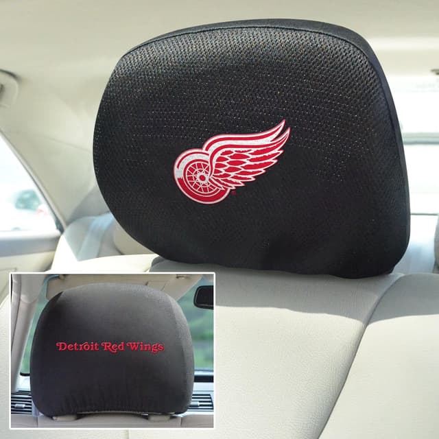 Detalle de FANMATS 14778 Boston Bruins Embroidered Head Rest Cover Set (2-Pack)