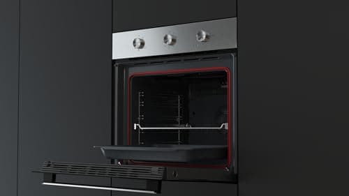 Detalle 2 de Teka NEO HSB 6150 SS: horno multifunción 60 cm con HydroClean ECO y guías telescópicas Plus Extension