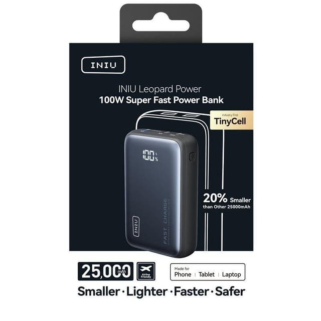 Thumbnail 2 de iniu Leopard Power 25.000 mAh 100W Powerbank