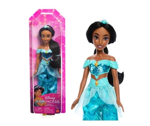 Detalle de Mattel Jasmine HLW12 Muñeca Disney Princess