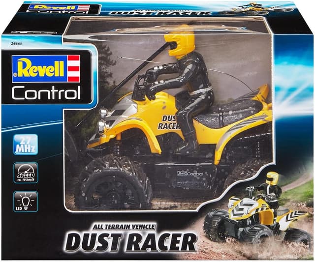 Detalle 2 de Revell Control Quadbike New Dust Racer im Maßstab 1:10 – 27‑MHz-Fernsteuerung für Indoor & Outdoor