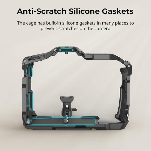 Detalle de SmallRig Cage for Blackmagic Design Cinema 6K (4785) – full/half 2-in-1 with lens mount converter support