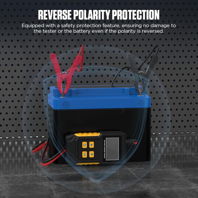 Detalle 2 de LUTIFIX BT360 tester batteria auto 12V/24V digitale per avviamento e carica