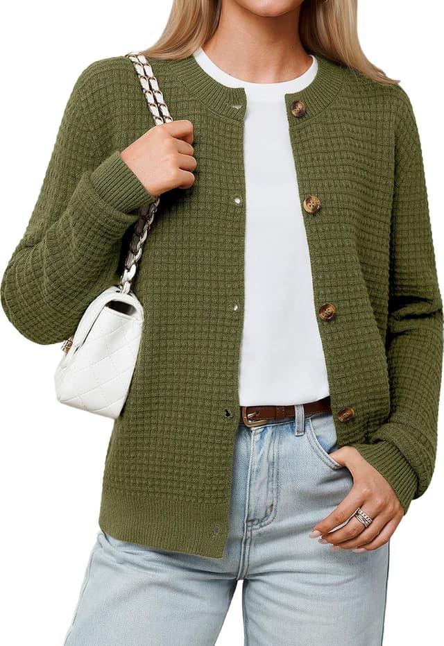 Detalle de YUNDAI cardigans crew neck 25% viscose