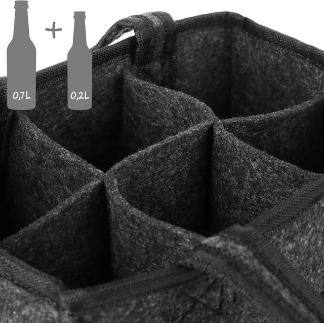 Thumbnail 3 de com-four 4X Sac à bouteilles 0,5 L