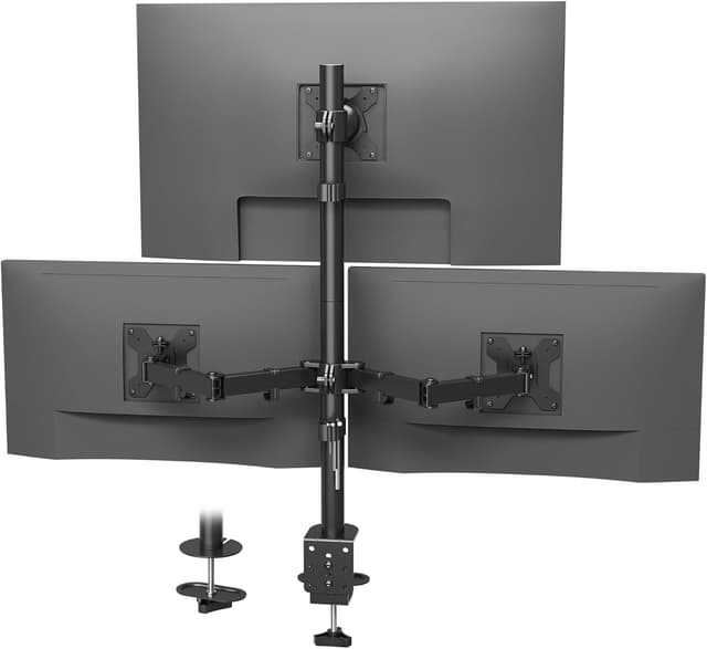 Detalle de BONTEC Soporte Monitor Triple 32 pulgadas