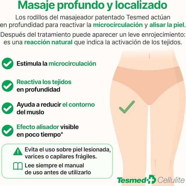 Thumbnail 6 de TESMED Masajeador Anticelulítico Reductor 9–38 cm