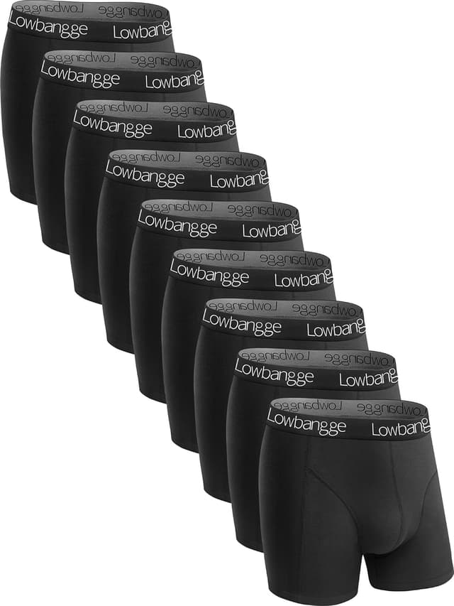 Imagen de Lowbangge Boxer uomo in cotone (confezione 9 pezzi, senza etichette) en OfertitasTOP