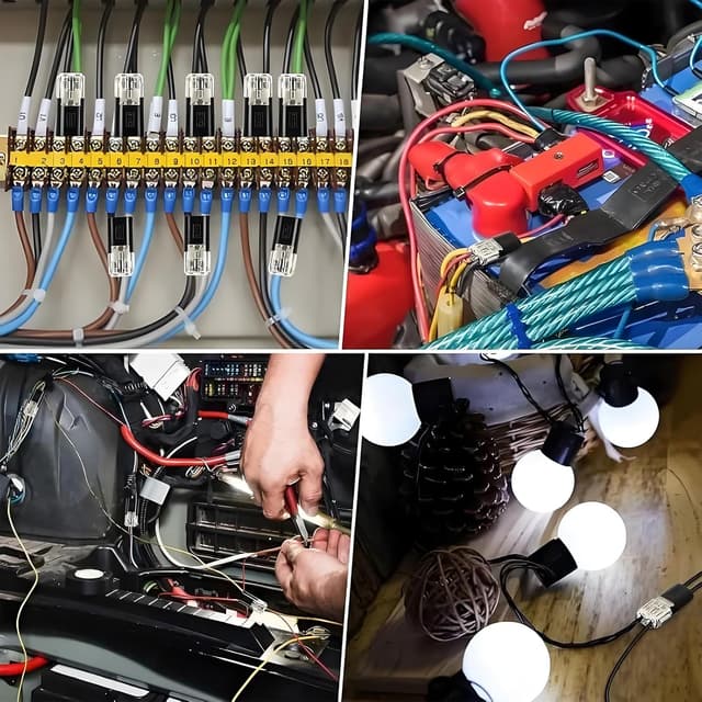 Detalle de 40 Stück 2-polige wasserdichte Auto-Kabelverbinder (2 Pin) für 18–22 AWG, steckbar