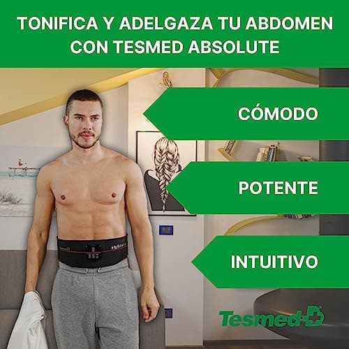 Detalle 2 de TESMED Absolute Cinturón de Electroestimulación Abdominal 💪