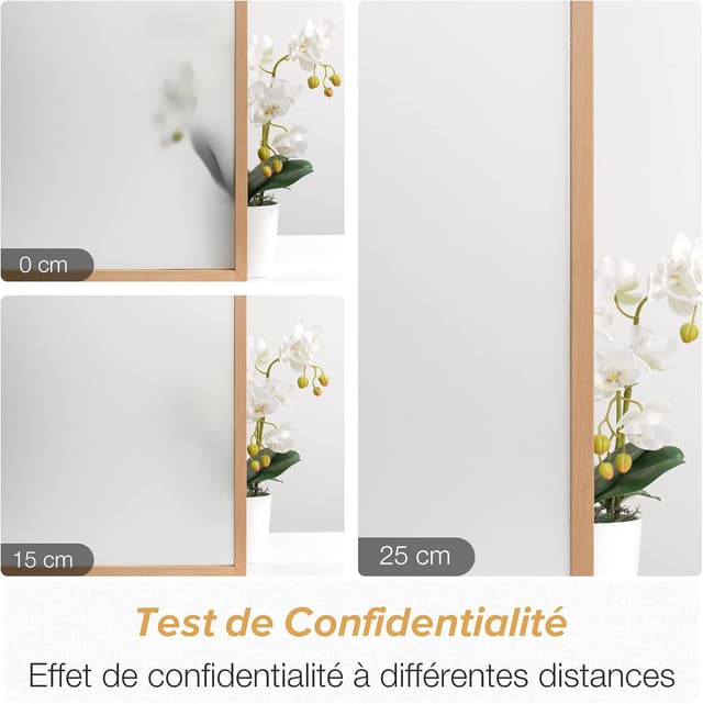 Thumbnail 3 de rabbitgoo Film occultant fenêtre 44,5x200 cm — anti-regard et anti-UV 🪟