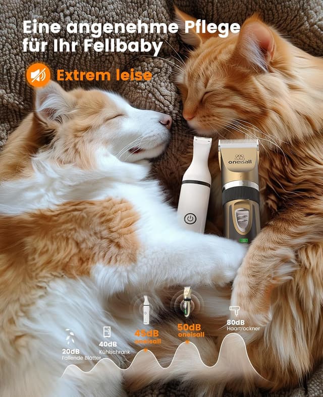 Detalle 2 de oneisall Hunde-Haarschneidemaschine 3‑in‑1
