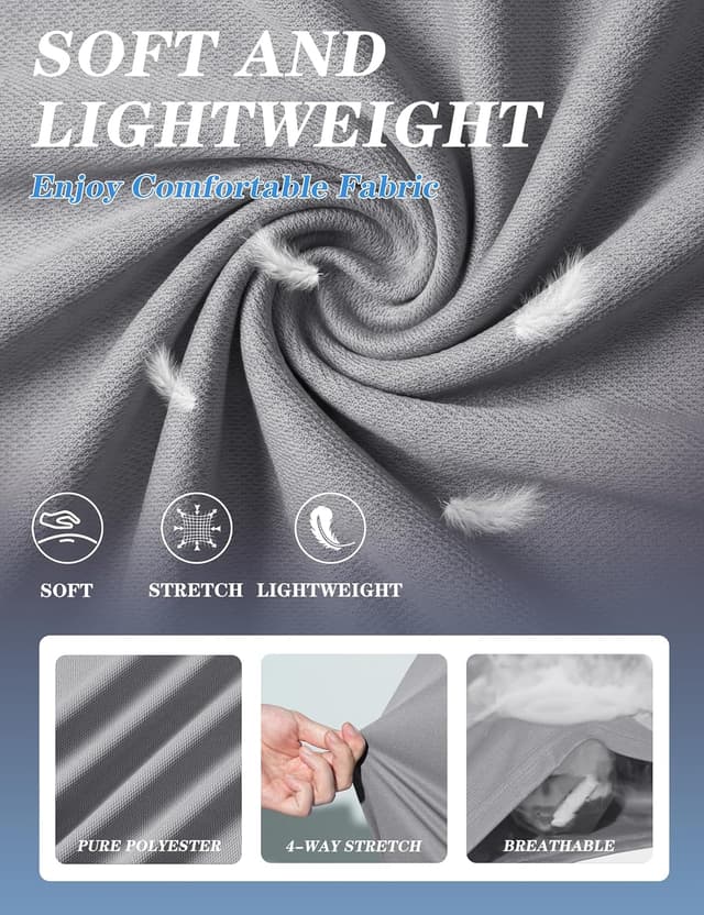 Detalle de TACVASEN men’s short-sleeve polo shirts for golf and outdoor sport