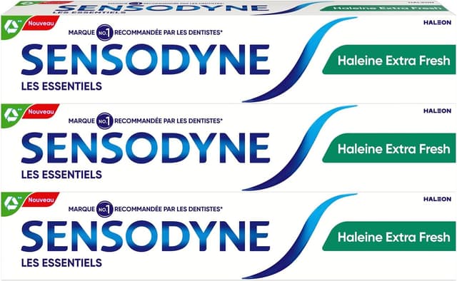 Detalle de Sensodyne Haleine Extra Fresh 3 x 75 ml