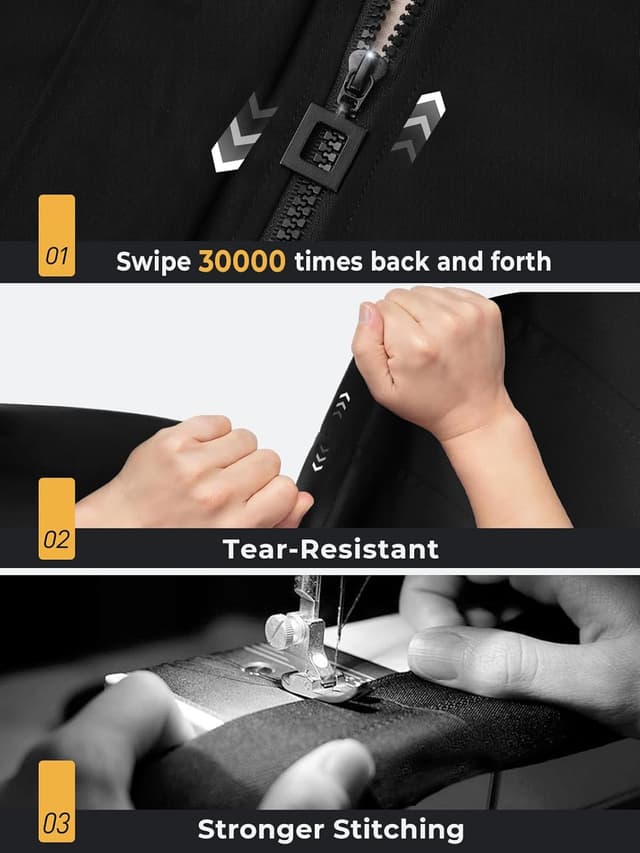 Detalle de SaphiRose Poncho Regenjacke Damen: winddicht, wasserabweisend & mit Kapuze für Frühling, Sommer und Herbst