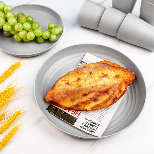 Thumbnail 2 de Supernal 32pcs Wheat Straw Dinnerware Set for 8 🍽