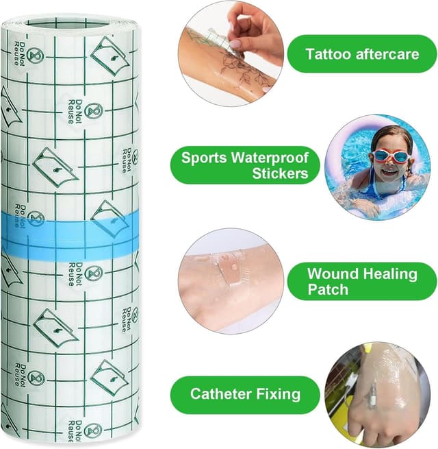 Thumbnail 2 de Rayyl Second Skin Tattoo 3 Rolls 2m