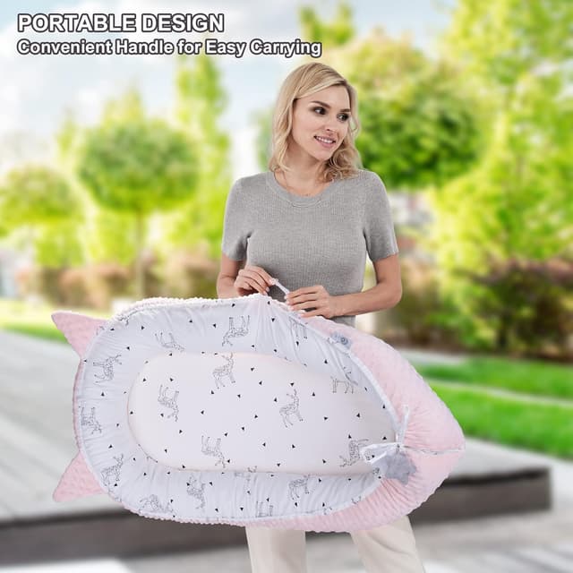 Thumbnail 6 de YGJT Baby Nest Pod for Baby 0-12 months Breathable Cotton Cover