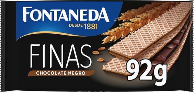 Thumbnail 2 de Fontaneda Finas Barquillos chocolate negro 92 g 🍪
