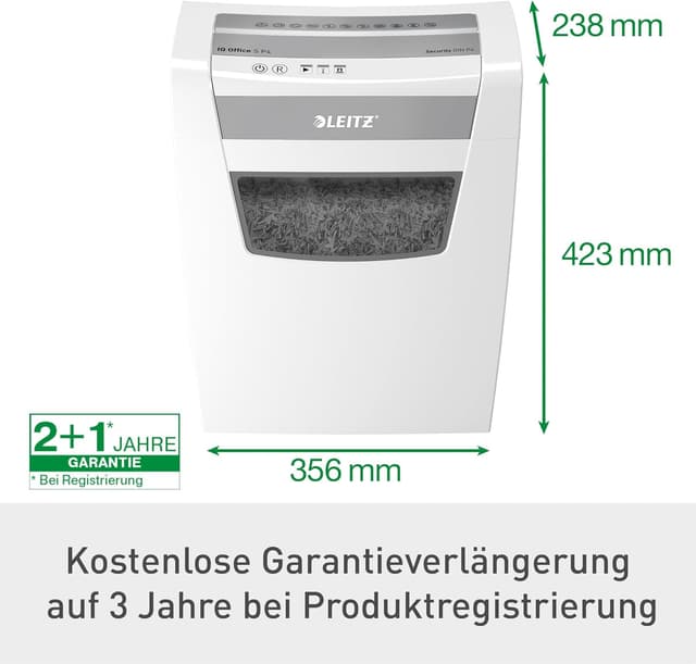 Detalle 1 de Leitz IQ Aktenvernichter P4 mit 23L