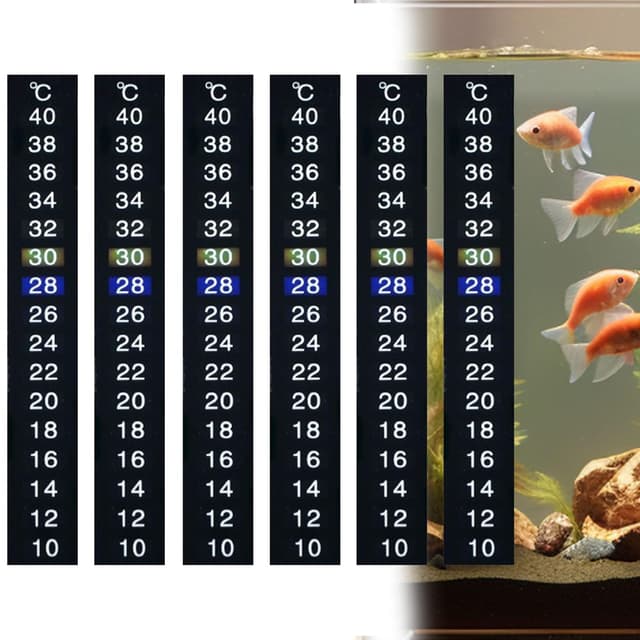 Detalle de 6Pcs Temperature Meter Sticker for Aquariums