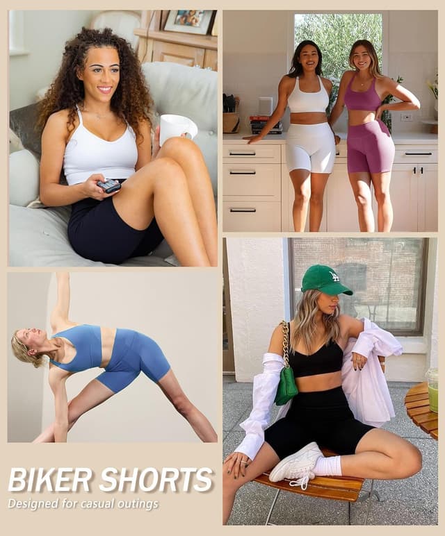 Detalle 2 de VALANDY Creamlush 8in biker shorts